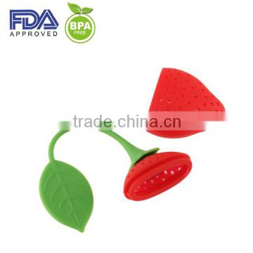 Strawberry Fruit Silicone Tea Strainer/Infuser