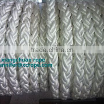 78mm 8 strands polypropylene rope/8-strand mooring ropes