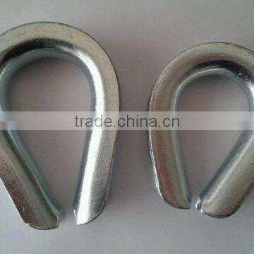 Galvanized mild steel BS464 Wire Rope Thimble cabe thimbles