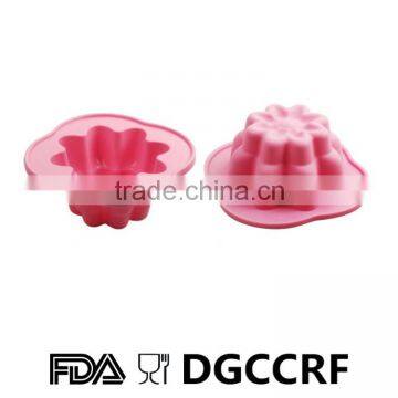 Flower Shaped Cake Cup Silicone Cupcake Mold