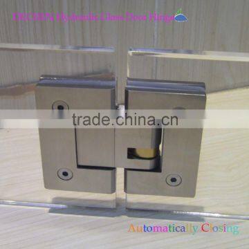 China Achitectural Self -Closing Hydraulic Glass Hinge / hidden cylinder oil press hinge