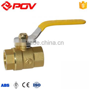 China made hot sale brass ball valve PN2.5 with lock water meter