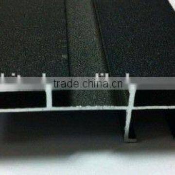 Black sandblast LED aluminium profile with high quality and competitive price