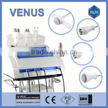 4 Heads Portable Ultrasonic Cavitation+RF (S50B) CE/ISO Instructions High Frequency Machine