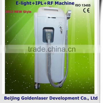 Www.golden-laser.org/2013 New Style E-light+IPL+RF Arms / Legs Hair Removal Machine Best Ipl Wavelength Shrink Trichopore