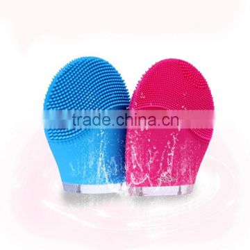 New Sonic Cleansing Brush Waterproof Silicone Face Washing Brush