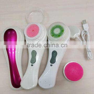 Waterproof Sonic Wireless Rechargeable Facial Cleansing Brush photo-4