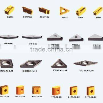 Cemented carbide inserts