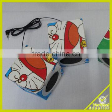 Foldable paper speaker without USB Amplifier,foldable paper speaker box ,Promo Gift Idea Foldable Paper Speaker