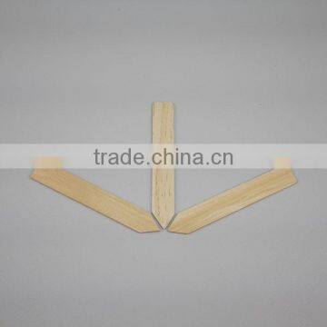 4 Inch Yellow Natural Plant Wooden Label