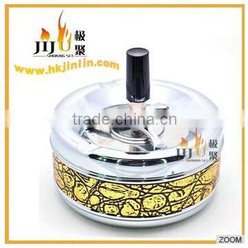 JL-045S Yiwu Jinlin High quality Round Metal with PU Manufacturer Ashtray