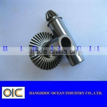 bevel gear and shaft assembly