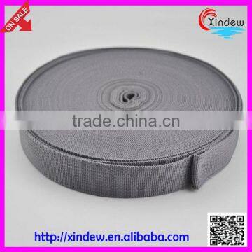 luggage bags tape woven pp webbing gray woven ribbon XDGL-008