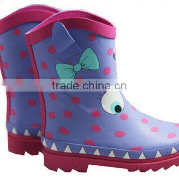 Children 3D Rubber Rain Boots