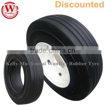 WonRay brand cheap price 16 inch solid rubber tires 16x5-9 for cars with quality warranty