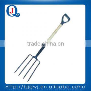 4 Tine Spading Fork Garden Digging Fork photo-4