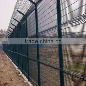 simple /easy installation /double edge wire welded wire mesh fence