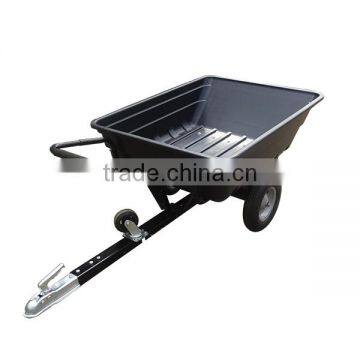 TUV Verified 10 cuft Utility Plastic ATV Trailer cart