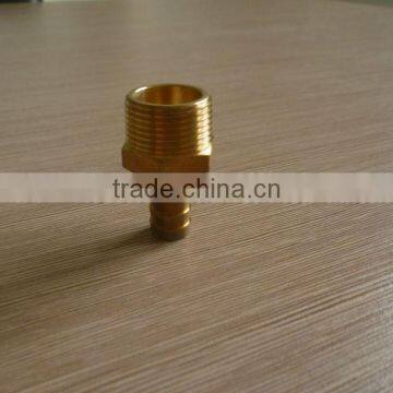 brass hose connector ,male thread to hose bard ,high qualiy thick barb