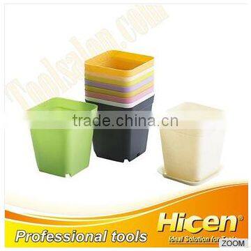 Different Colors Bamboo Fiber Garden Round Plant Pot,Colorful Bamboo Flower Pot,Natural degradation Bamboo Fiber Planters