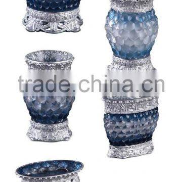 6 Pcs Resin Elegant Bathrooom Accessories Set, Wedding Gift Bathroom Accessory Set photo-2