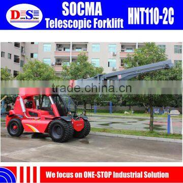 SOCMA HNT110-2C Telehandler 11 Ton China New Telescopic Forklift for Sale photo-2