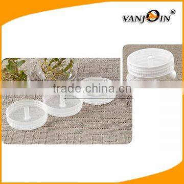 500ML/480ML/350ML/270ML Clear Round Plastic Jar for Hydroponic Plants