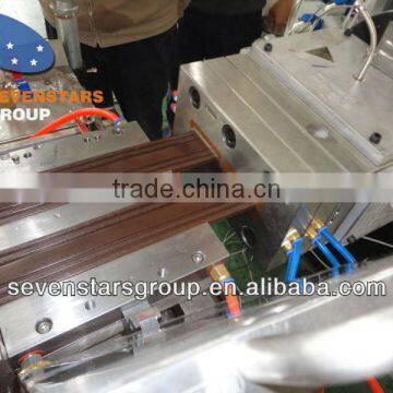 WPC Decking Floor Profile Extrusion Machine photo-3
