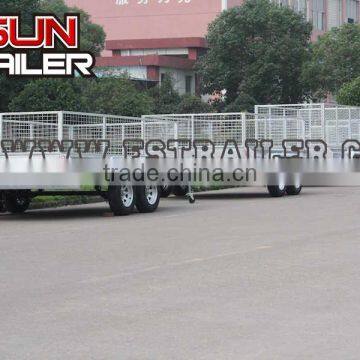 2016 Best Selling Fully Weled Tandem Cage Trailer 10x6/12x6 photo-4