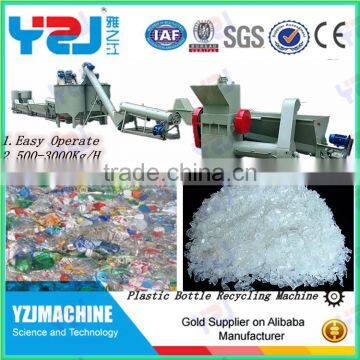 Wind Cooling Hot Cutting Plc Control System Polyethylene Bottle Recycling Machine photo-3