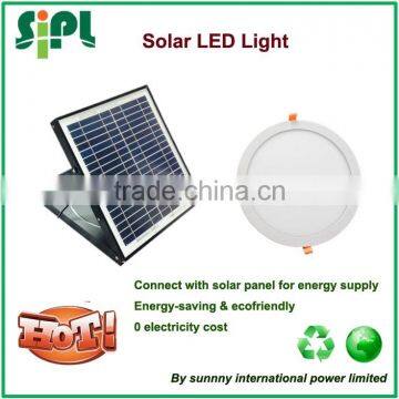 Vent Tool Solar Panel New Version of Skylight 15 Watt Solar Panel Directly Powered LED Downlight in Round Shape Ceiling Lamp R photo-2