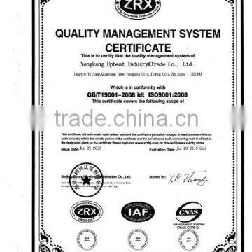 QUALITY MANAGEMENT SYSTEM CERTIFICATE