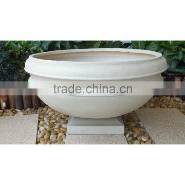 BIG BOWL FLOWER CONTAINER LARGE PLANT POT