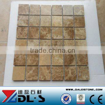 Emperador Light Marble Mosaic tile 12x12 square