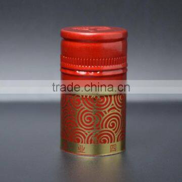 Wholesale Red Aluminum Cap Wine Bottle Cap Made in China