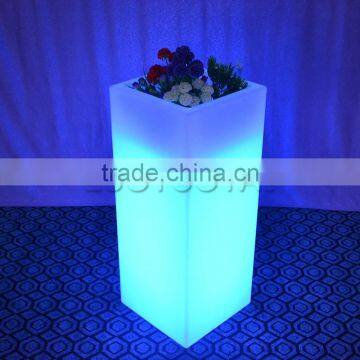 Waterproof Rechargeable RGBW Multi Color LED Light up Flower Pot Planters With Remote LTT-SF15 photo-4