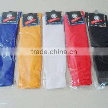 Hot Sale Breathable Plain striped soccer socks