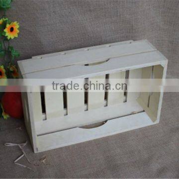 Factory Price Natural Color Handmade Variety Use Gift Wooden Fruit Storage Crates photo-5
