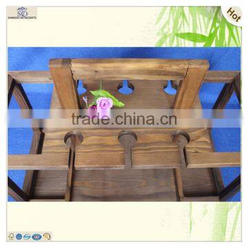 Sale Good Quality Pine Wooden Wine Holder Rack Pack photo-5