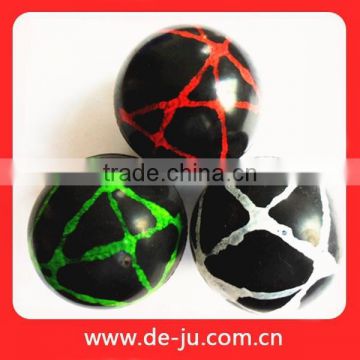 Rubber Personalized 35mm Diagonal Stripes Bouncing Ball