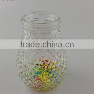 Bulk Clear Glass Candle Holder Factory,wholesale glass candle jar