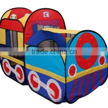 Pop up Train Toys tent for Kids Indoor train engine Play tent