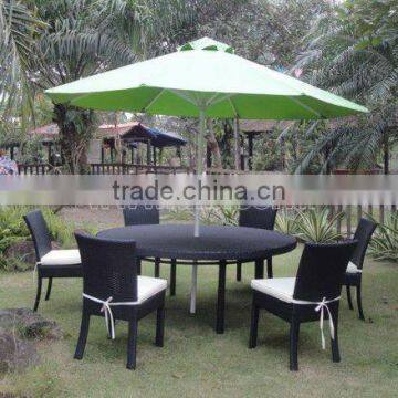 7pcs wicker Dining Table Set/ PE rattan dining set/ Garden furniture