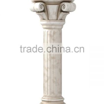 White marble outdoor decorative Roman column pillar for sell