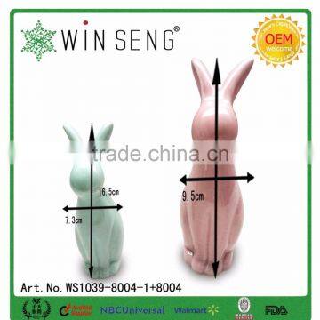 Cute Ceramic Rabbit Art,ceramic Rabbit Statue for Home Decoration photo-5