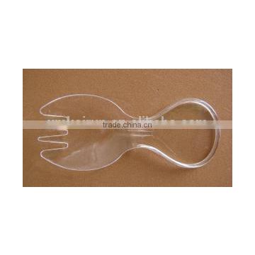 7cm Length Mini disposable plastic spork spoon and fork