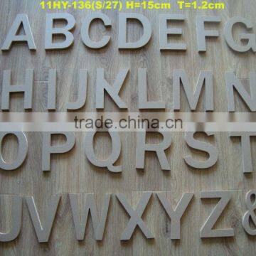 CNC cut custom cheap plywood craft letters