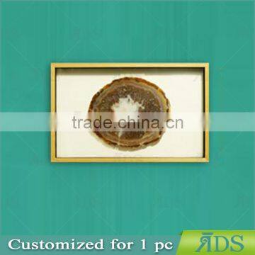 Framed Handmade Agate 3d Shadow Box Wall Art photo-2