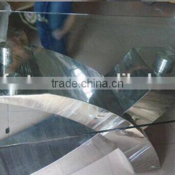 Unique X Sharp Dining Table Designs With Glass Top photo-4