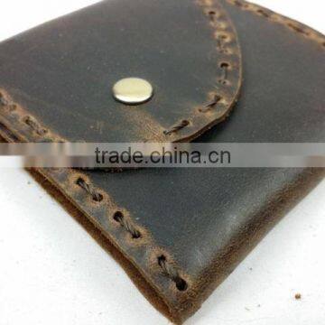 Crazy Horse Leather Atm Card Holder or Credit Card Holder Leather for Men photo-3